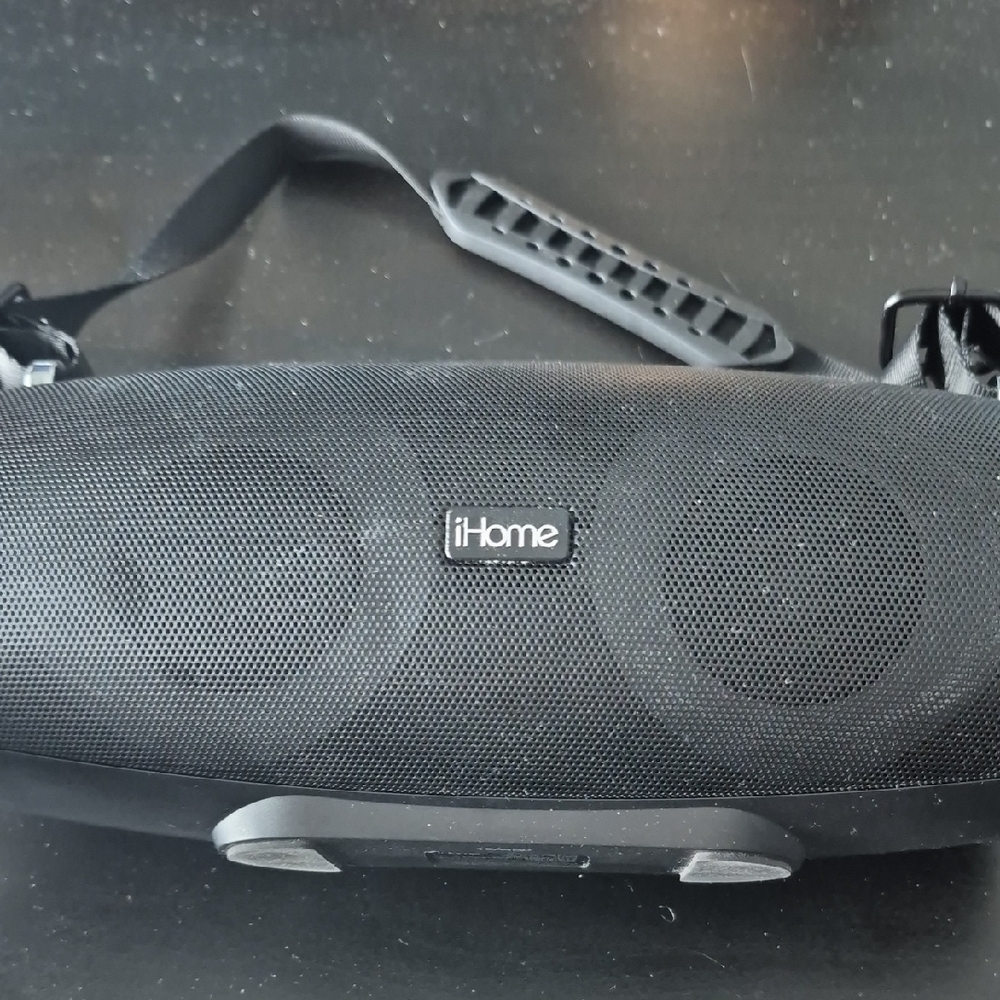 iHome Black Portable Bluetooth Speaker